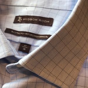 Light Blue Hudson Room Dress Shirt 17/36